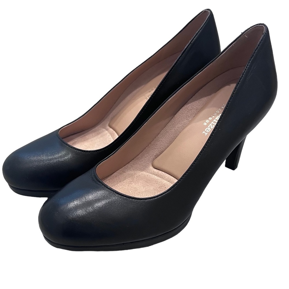 Naturalizer NWOT N5 Contour Michelle Leather pumps Black with 3” heel Size 6.5 - Picture 15 of 15